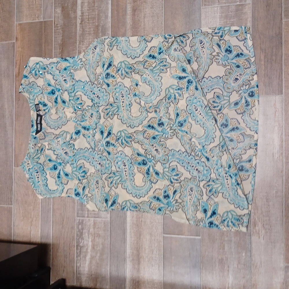 ZERO ZERO Womens medium short tunic style sleeveless top